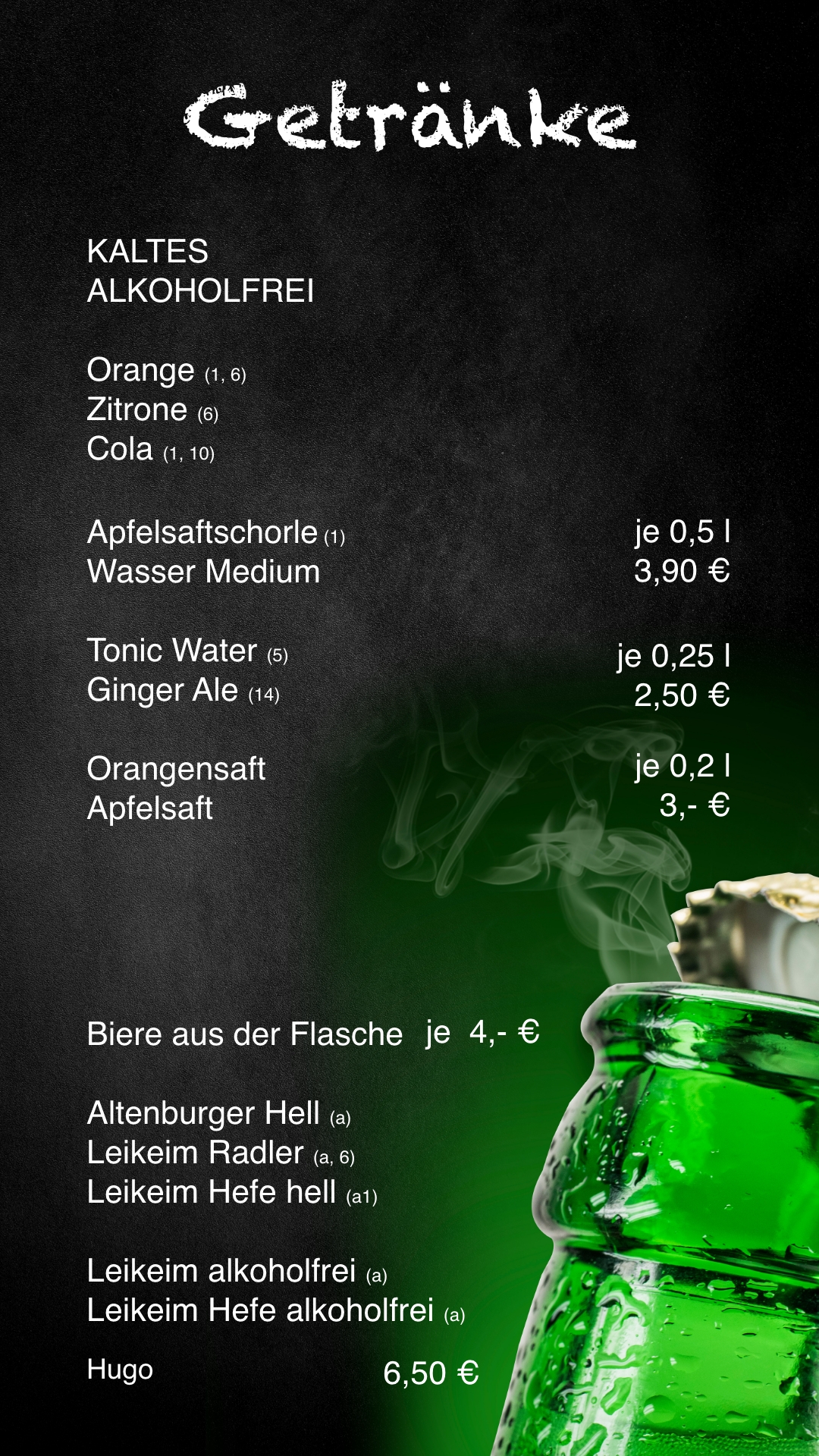 S16 Karte Getränke S1
