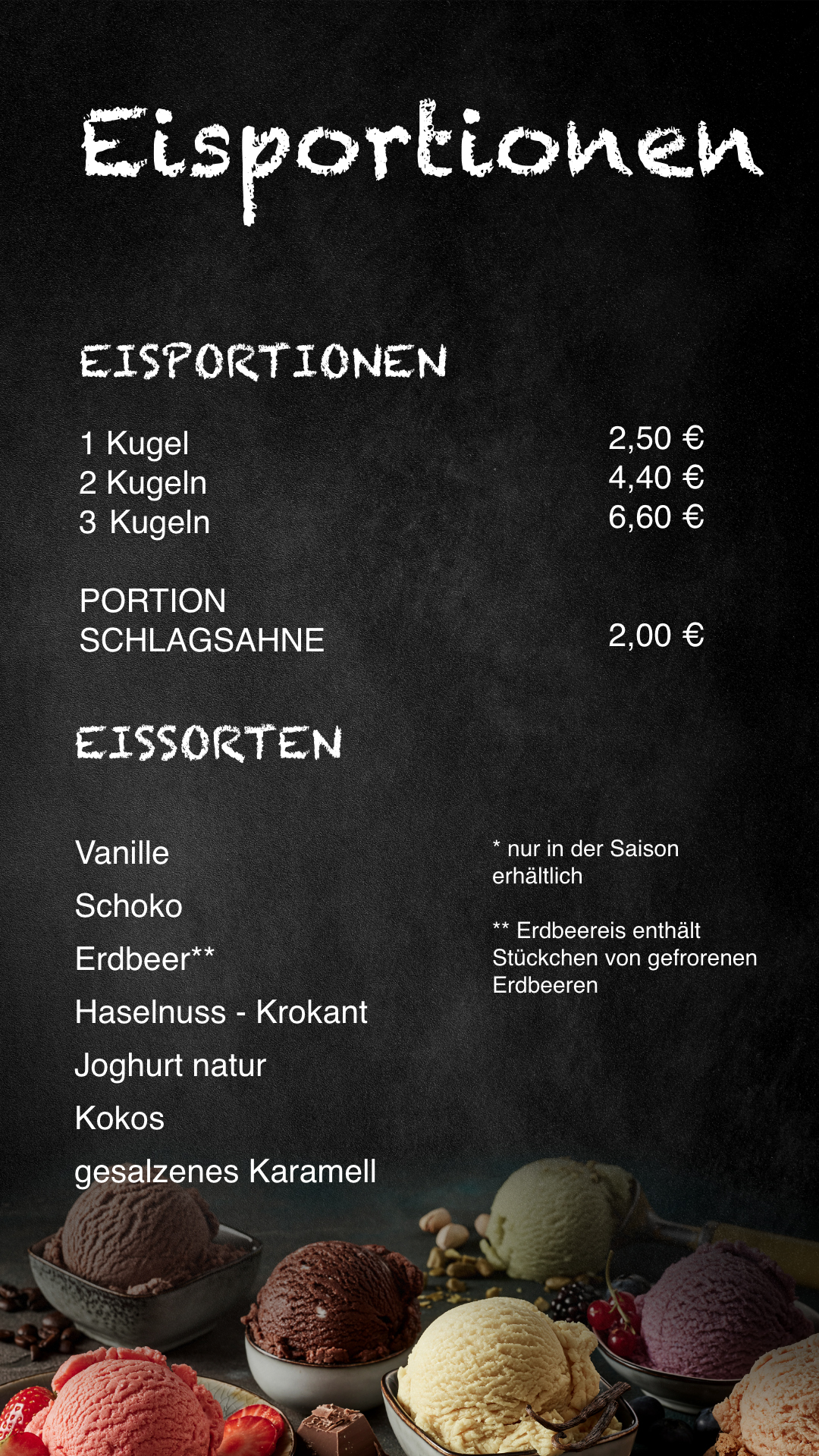 S7 Karte Eisportionen S1